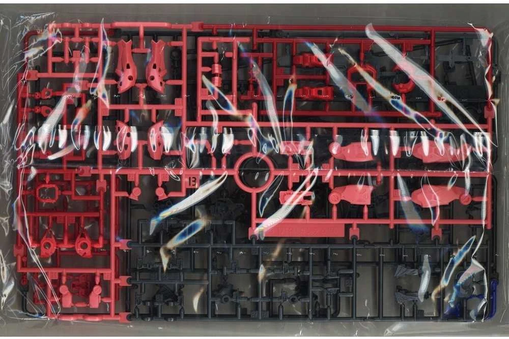 Bandai HGGQ Raudona Gundam 1/144 plastikinis Gunpla rinkinys