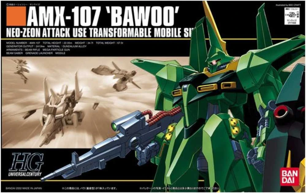 Bandai HGUC 1/144 AMX-107 BAWOO