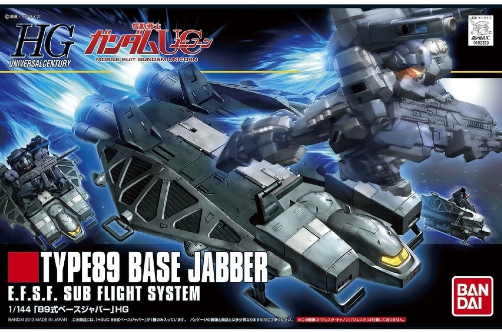 Bandai HGUC Base Jabber Type 89 surenkamas Gunpla 1/144, 55754