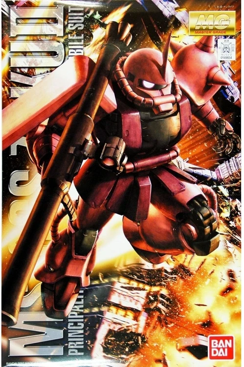 Bandai MG Char's Zaku II Ver.2.0 MS-06S Gunpla modelis 1/100, 61581