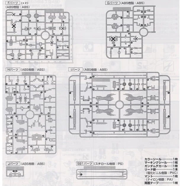 Bandai MG Crossbone Gundam X1 Ver.Ka 1/100 Gunpla modelis