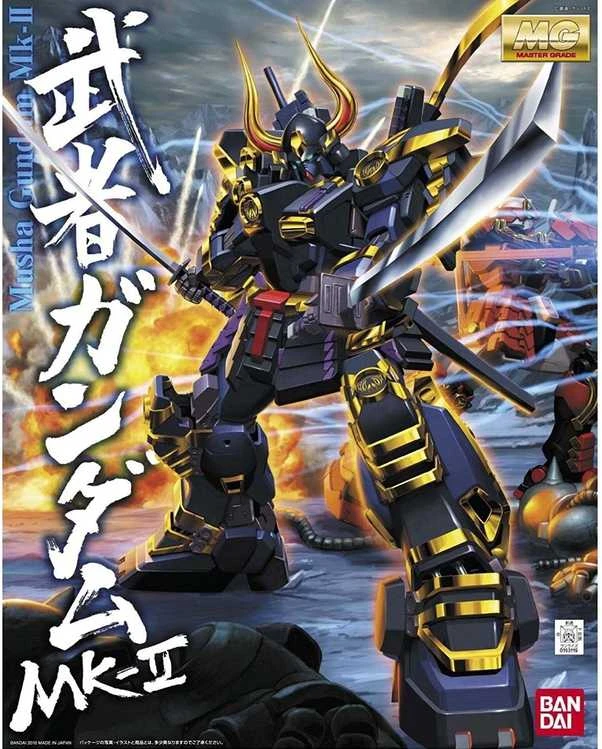 Bandai MG Musha Gundam Mk-2 1/100 plastikinis Gunpla modelis