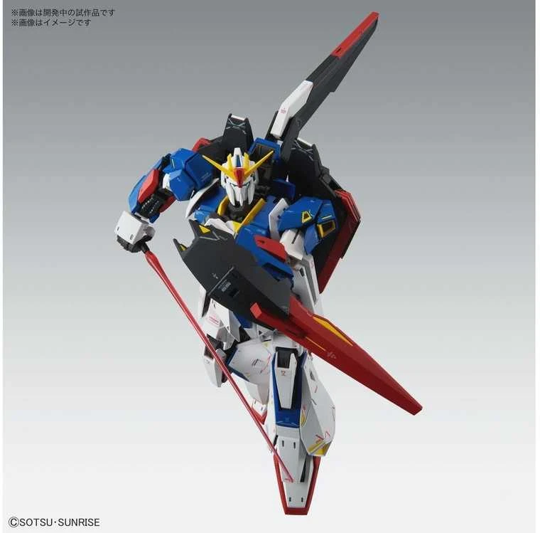 Kolekcinė Figūrėlė - Bandai MG 1/100 Zeta Gundam Ver.Ka Metalizuotas Paviršius