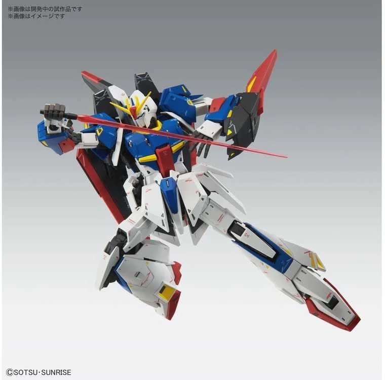 Kolekcinė Figūrėlė - Bandai MG 1/100 Zeta Gundam Ver.Ka Metalizuotas Paviršius