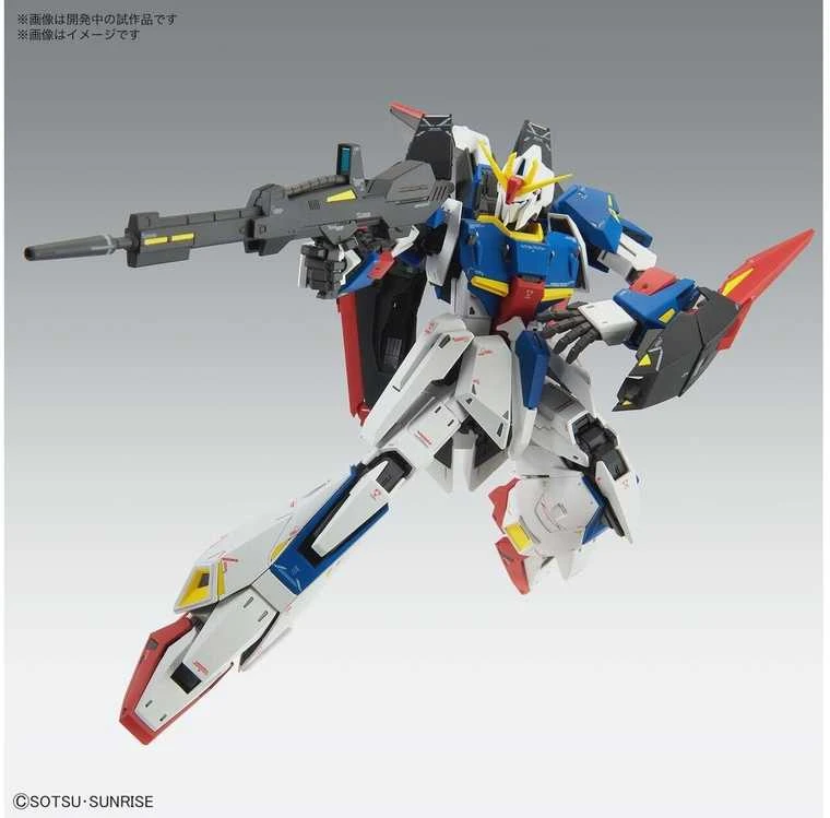Kolekcinė Figūrėlė - Bandai MG 1/100 Zeta Gundam Ver.Ka Metalizuotas Paviršius