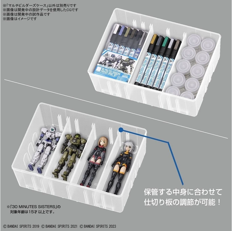 Bandai Multi Builders Case modelių ir įrankių dėtuvė 65632