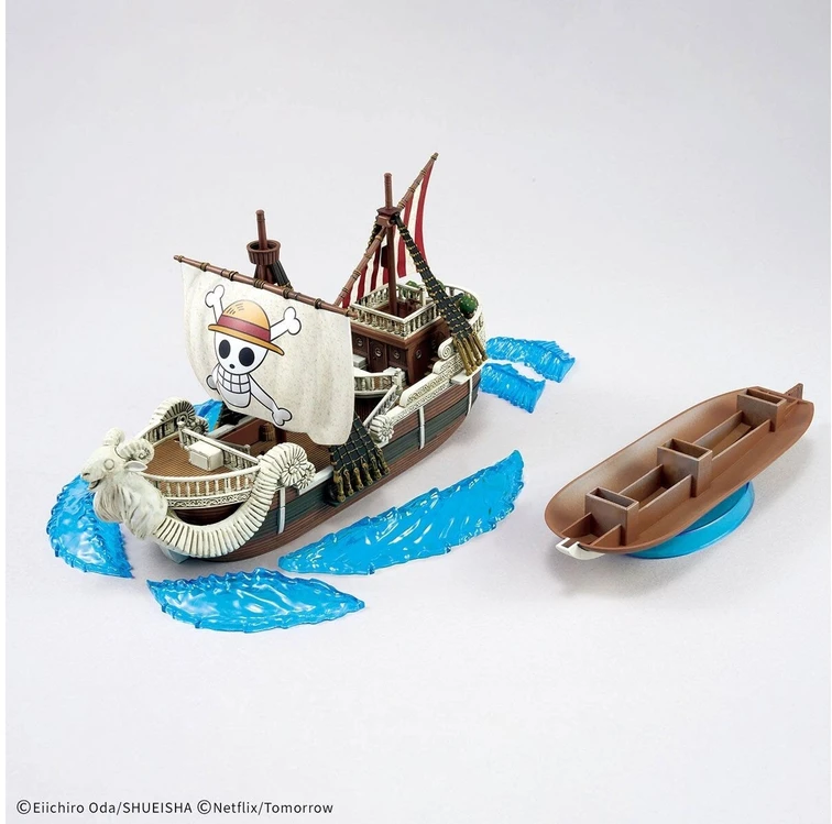 Bandai One Piece laivo Going Merry surenkamas modelis Netflix serija 69904