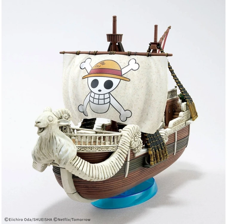 Bandai One Piece laivo Going Merry surenkamas modelis Netflix serija 69904