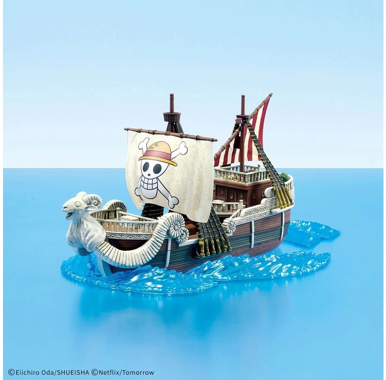 Bandai One Piece laivo Going Merry surenkamas modelis Netflix serija 69904