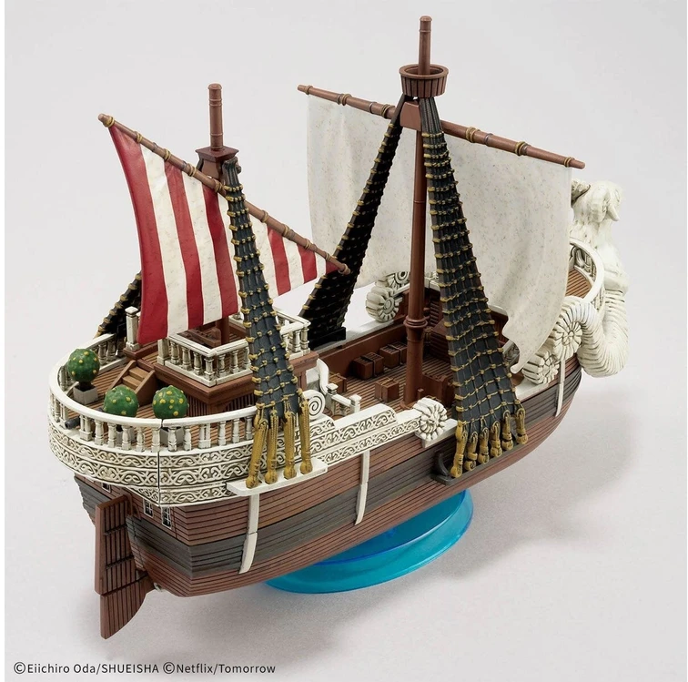 Bandai One Piece laivo Going Merry surenkamas modelis Netflix serija 69904
