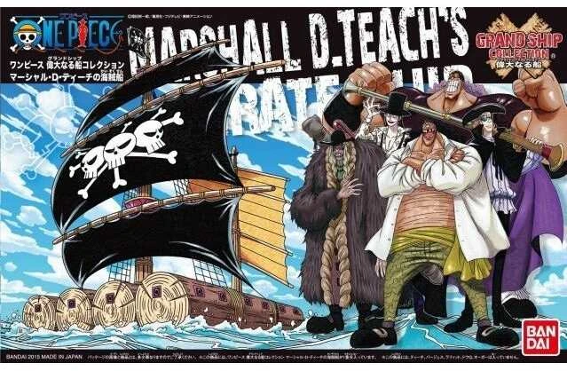 Bandai One Piece Marshall D. Teach piratų laivo surinkimo rinkinys
