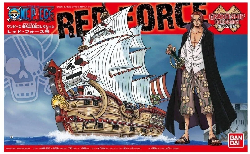Bandai ONE PIECE GRAND SHIP COLLECTION Raudonas FORCE