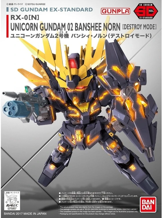 Bandai SDEX UNICORN GUNDAM 02 BANSHEE NORN[DESTROY MODE]