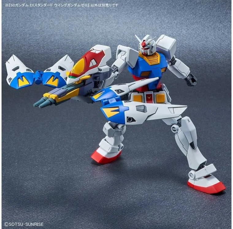 Bandai SD EX Wing Gundam Zero Gunpla plastikinis surinkimo rinkinys