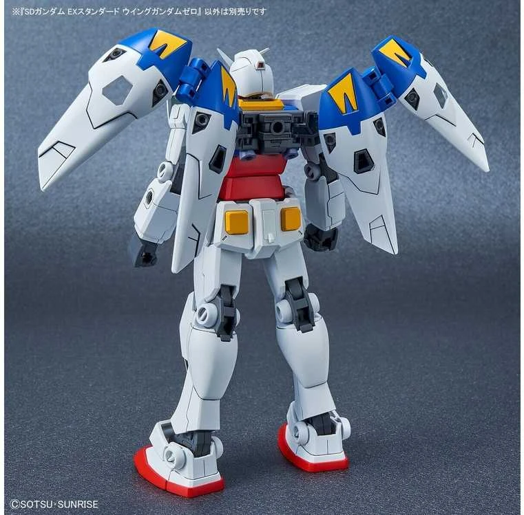 Bandai SD EX Wing Gundam Zero Gunpla plastikinis surinkimo rinkinys