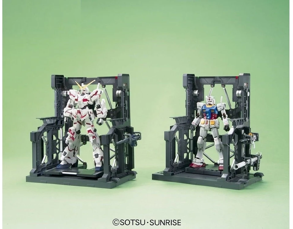 Bandai System Base 001 pilkas stovas modeliams 1/144 59030