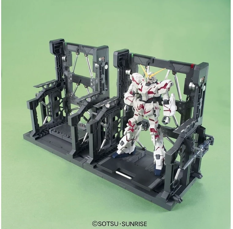 Bandai System Base 001 pilkas stovas modeliams 1/144 59030