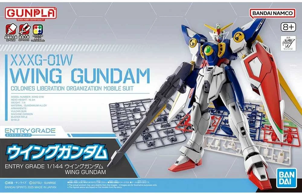 Bandai Wing Gundam XXXG-01W Entry Grade 1/144 plastikinis modelis