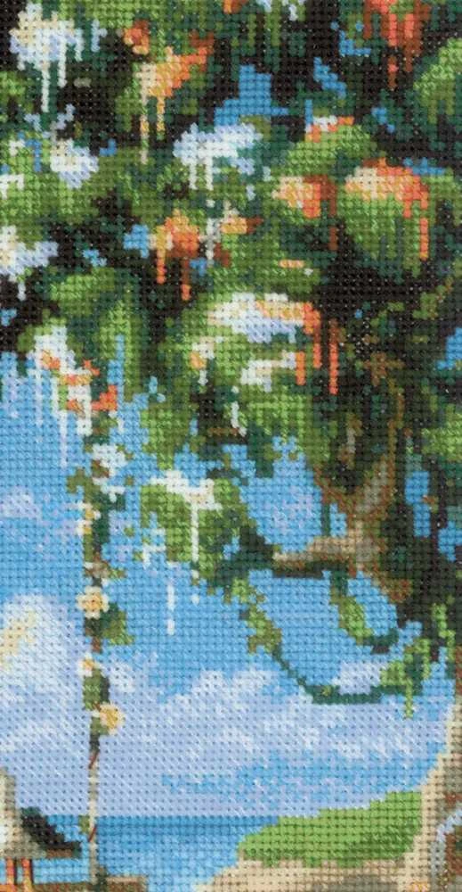 Riolis Siuvinėjimo kryželiu rinkinys "Paplūdimio sūpynės" 21x30 SR2215