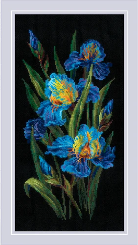 Beautiful Irises. Siuvinėjimo rinkinys iš RIOLIS Nr.: 2346