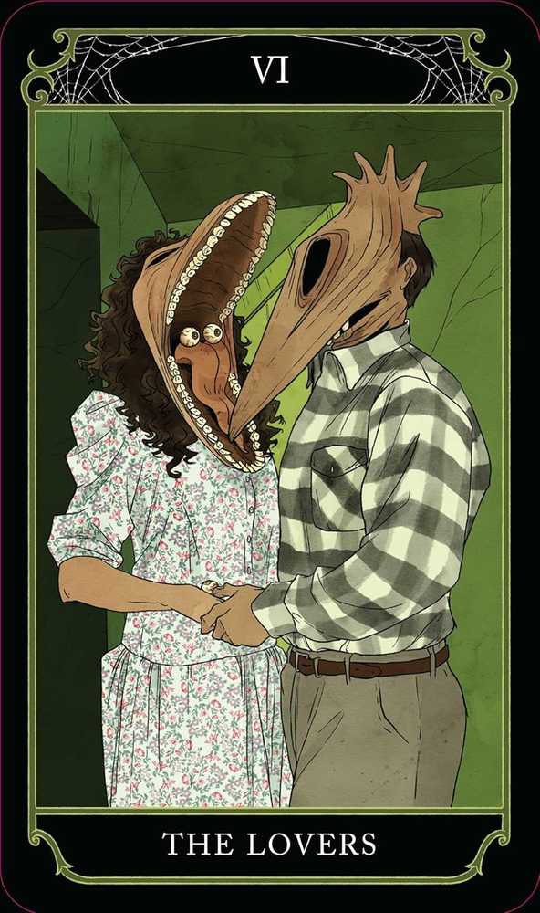 KNYGA Insight Editions Beetlejuice taro kortos – 78 kortų kaladė su gidu, oficiali kolekcinė dovana