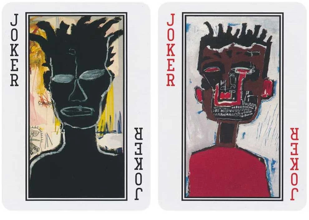 Kortų Žaidimas - Bicycle Menininko Serija Jean-Michel Basquiat 2 Pakuotės Plastikinės