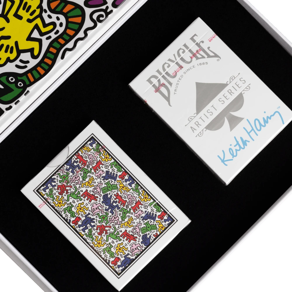 Kortų Žaidimas - Bicycle Artist Series Keith Haring Riboto Leidimo 2 Kaladės