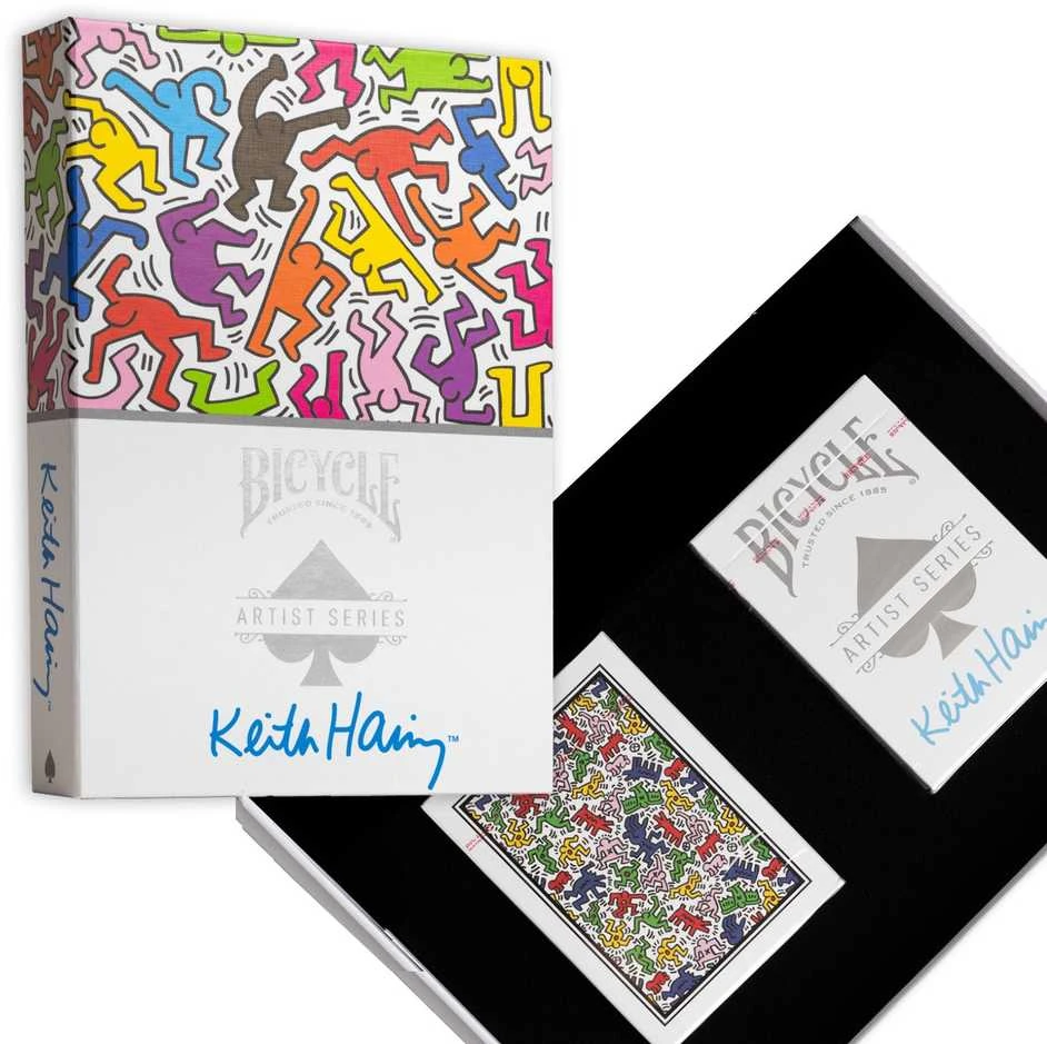 Kortų Žaidimas - Bicycle Artist Series Keith Haring Riboto Leidimo 2 Kaladės