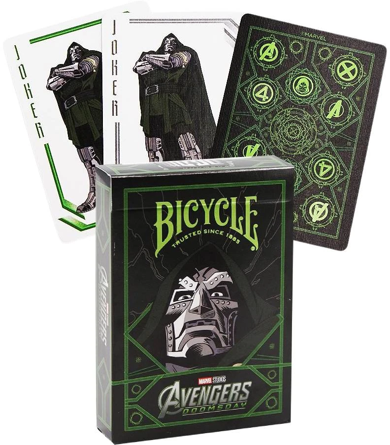 Bicycle Avengers Doomsday Marvel žaidimo kortos