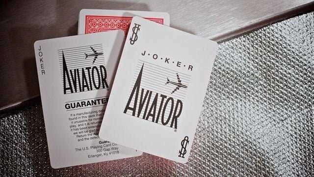 Bicycle Aviator Pinochle Standard Pokerio Kortos (Mėlynos)