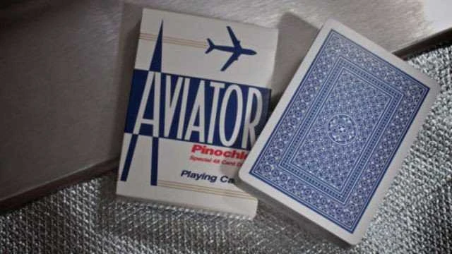 Bicycle Aviator Pinochle Standard Pokerio Kortos (Mėlynos)