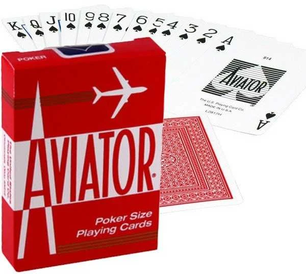 Bicycle Aviator Standard Pokerio Kortos (Mėlynos)