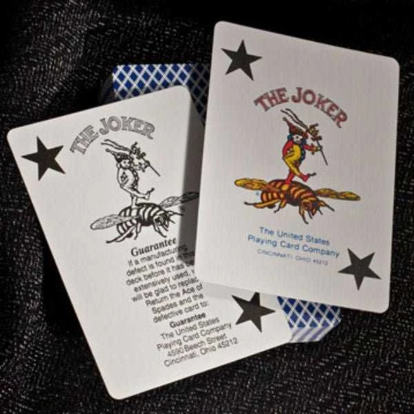 Bicycle Bee Jumbo Pokerio kortos (Mėlynos)