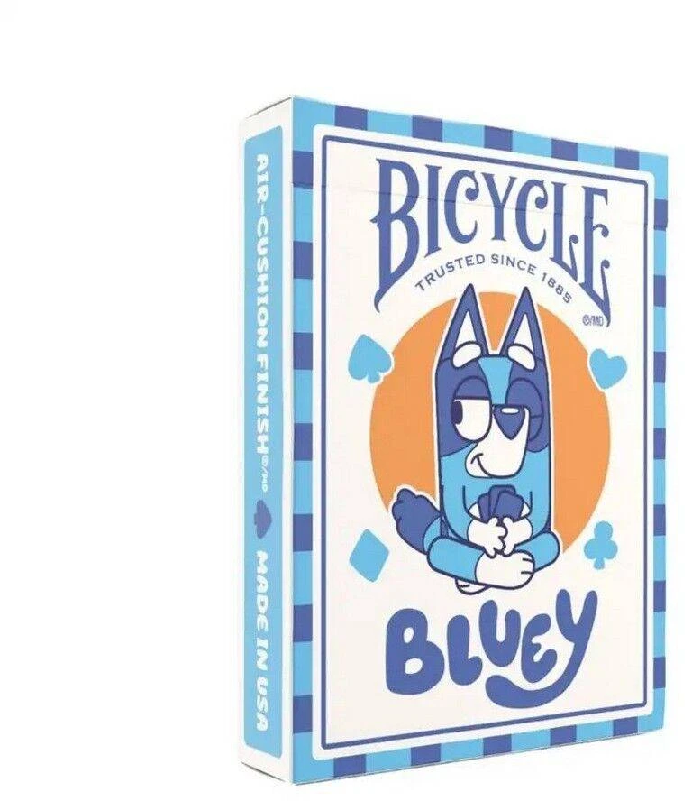 Bicycle Bluey žaidimo kortų kaladė – 52 kortos + 2 džokeriai