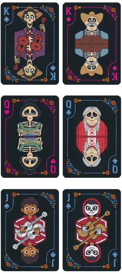 Bicycle Disney Coco kortos – holografinė dėžutė, pokeriui, kolekcionieriams