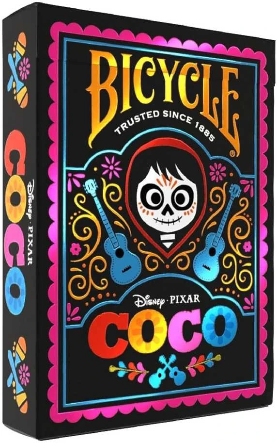 Bicycle Disney Coco kortos – holografinė dėžutė, pokeriui, kolekcionieriams