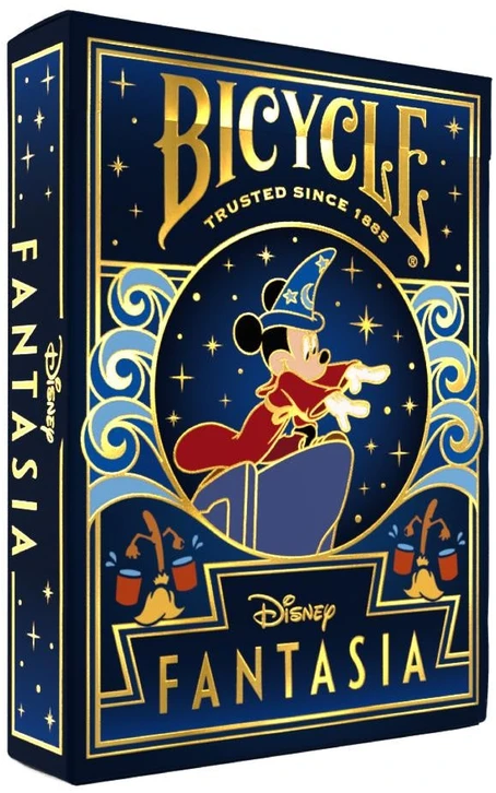 Bicycle Disney Fantasia žaidimo kortos su Peliuku Mikiu