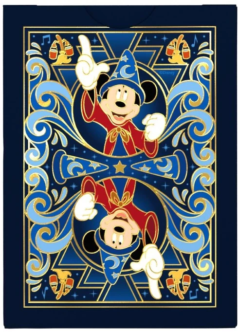 Bicycle Disney Fantasia žaidimo kortos su Peliuku Mikiu