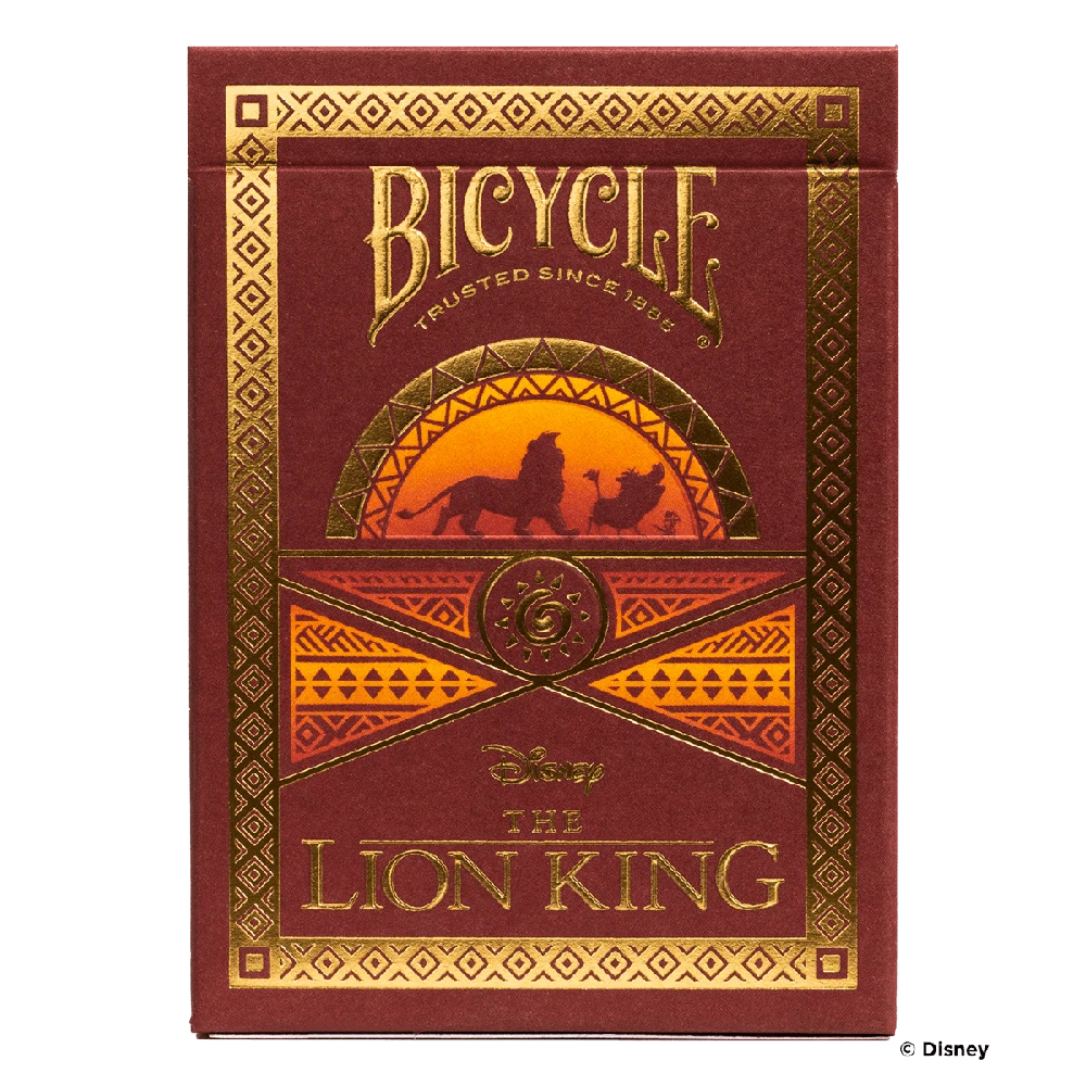 Bicycle Disney Liūtas karalius kolekcinės kortos – folijuotos, Air-Cushion