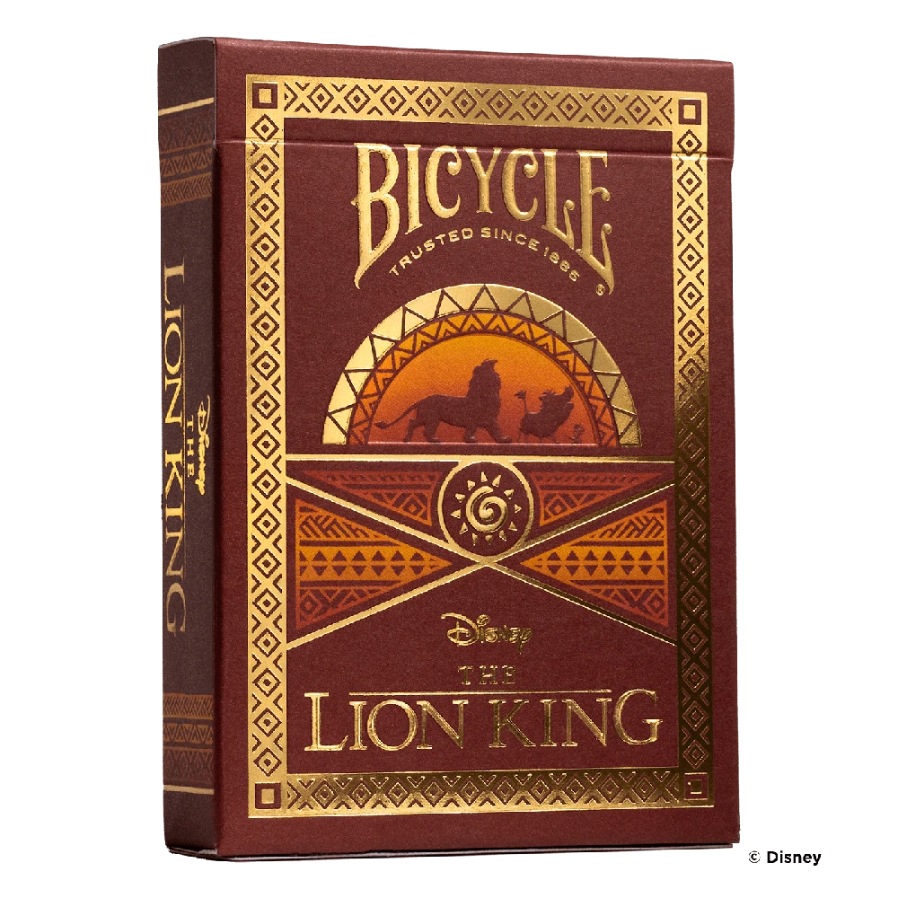 Bicycle Disney Liūtas karalius kolekcinės kortos – folijuotos, Air-Cushion