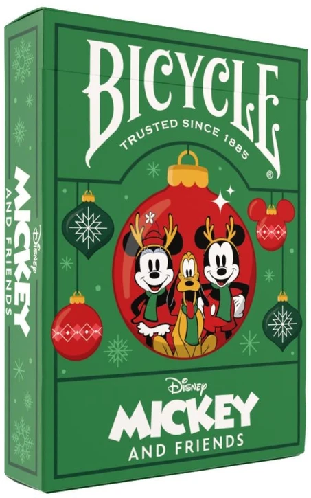 Bicycle Disney Mickey and Friends Holiday kalėdinės žaidimo kortos