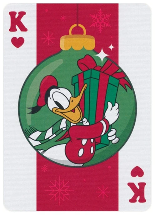 Bicycle Disney Mickey and Friends Holiday kalėdinės žaidimo kortos