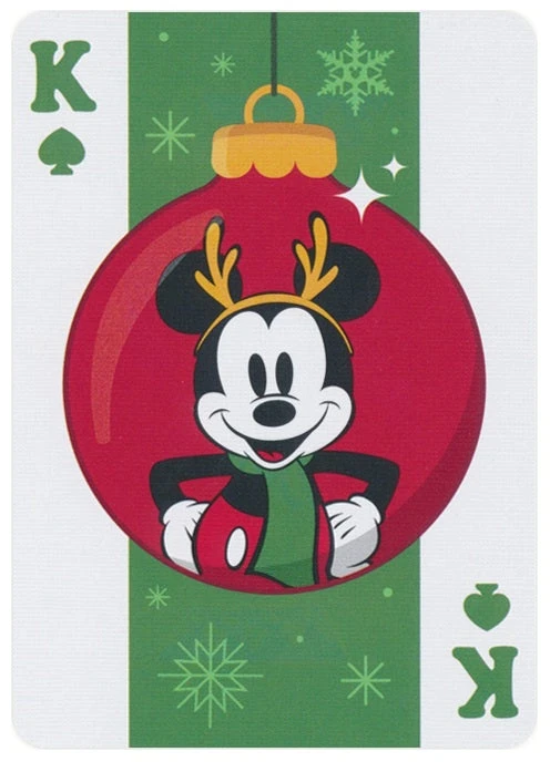 Bicycle Disney Mickey and Friends Holiday kalėdinės žaidimo kortos