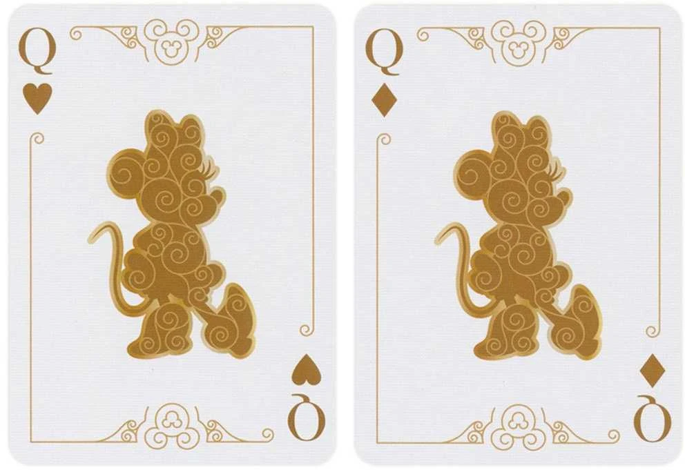 Bicycle Disney Mickey Mouse kortos (juodos ir auksinės)