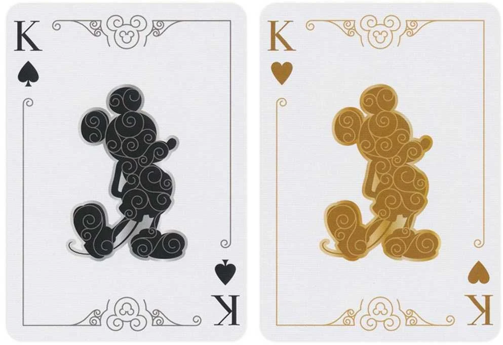 Bicycle Disney Mickey Mouse kortos (juodos ir auksinės)