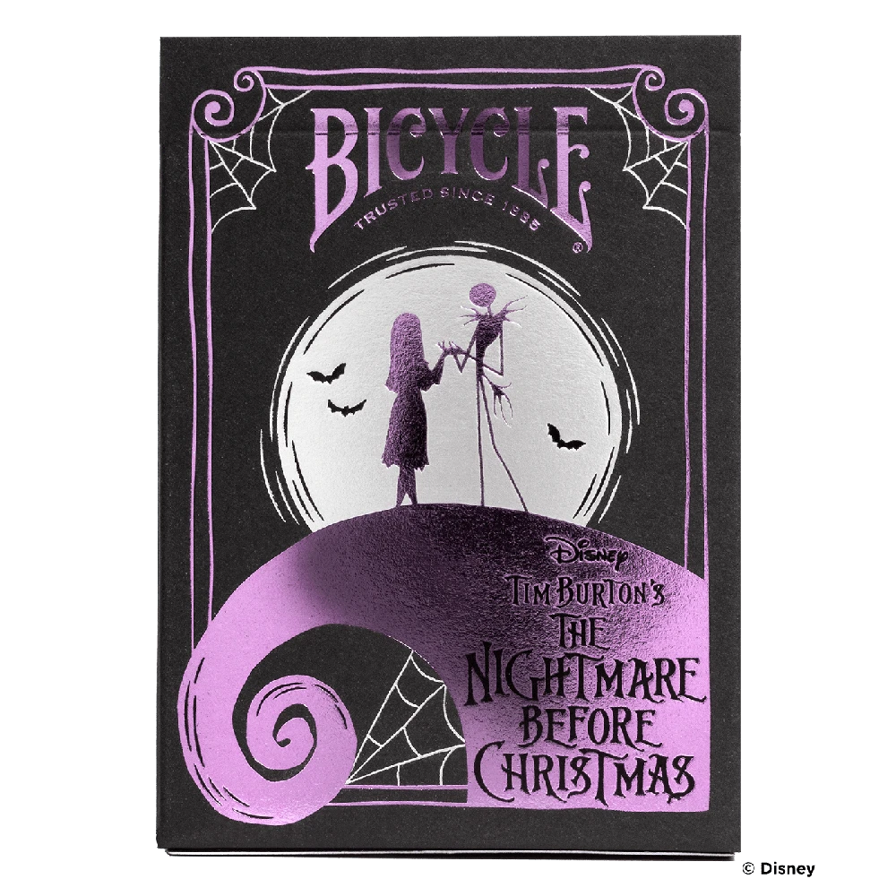 Bicycle Nightmare Before Christmas kolekcinės žaidimo kortos – magijai