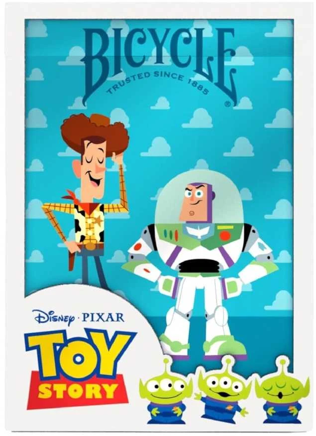 Bicycle Disney Pixar Toy Story žaidimo kortos – šeimai ir kolekcionieriams