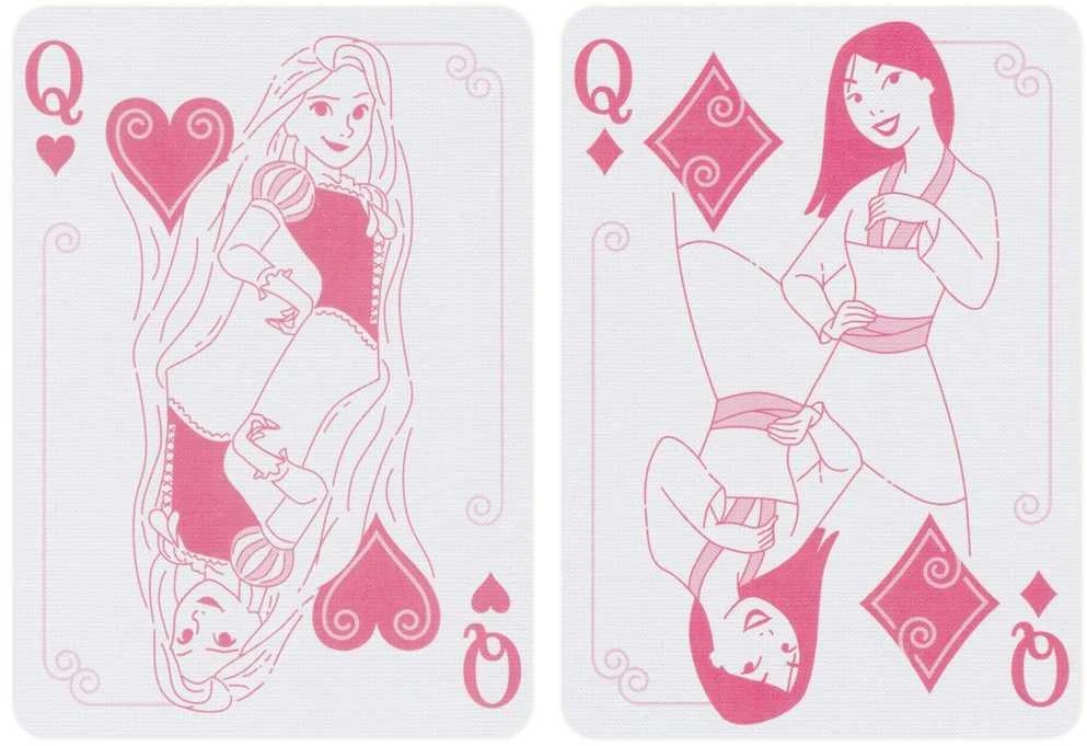 Bicycle Disney Princess Rožinė kortos