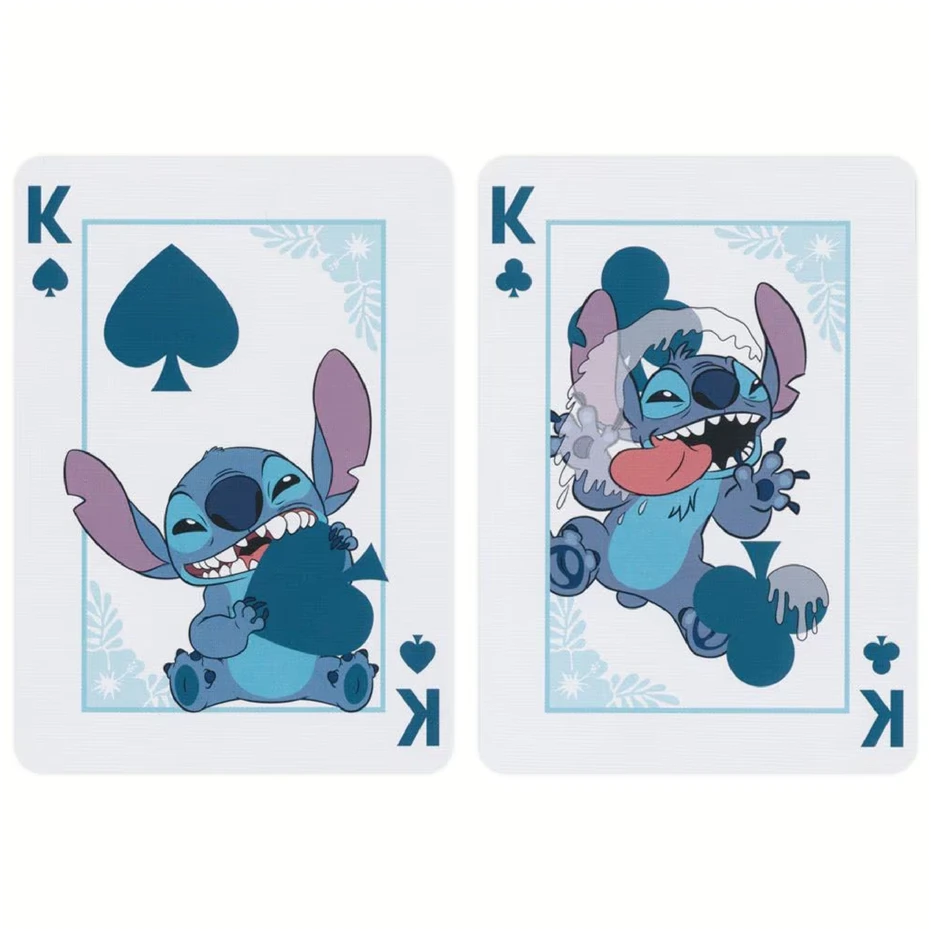 Bicycle Disney Stitch žaidimų kortos – pokeriui, triukams ir kolekcionieriams