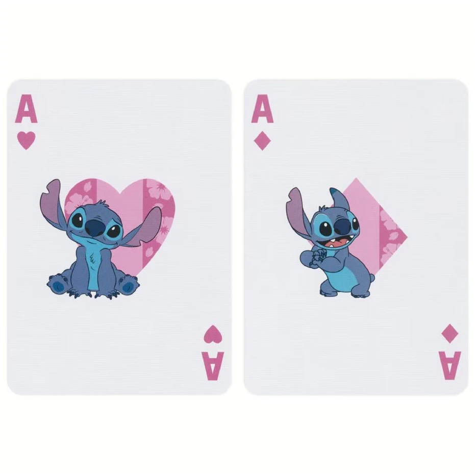 Bicycle Disney Stitch žaidimų kortos – pokeriui, triukams ir kolekcionieriams